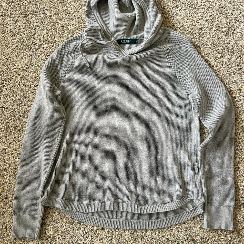 Ralph Lauren Gray Women's Cowl Neck Sweater
